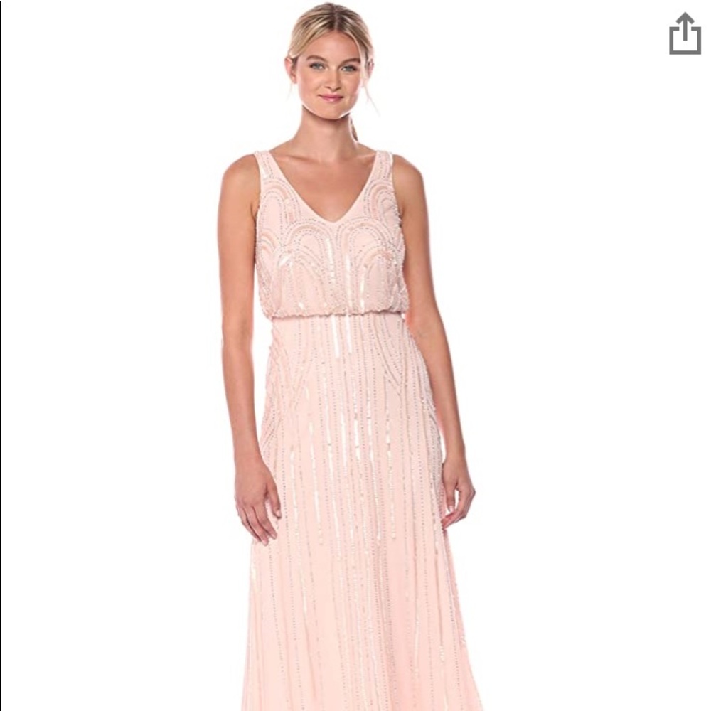 Adrianna Pappell Beaded Bridesmaid Dress